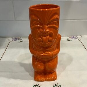 Squid by Tiki Farm Orange Tiki Witch Doctor Mug 2008